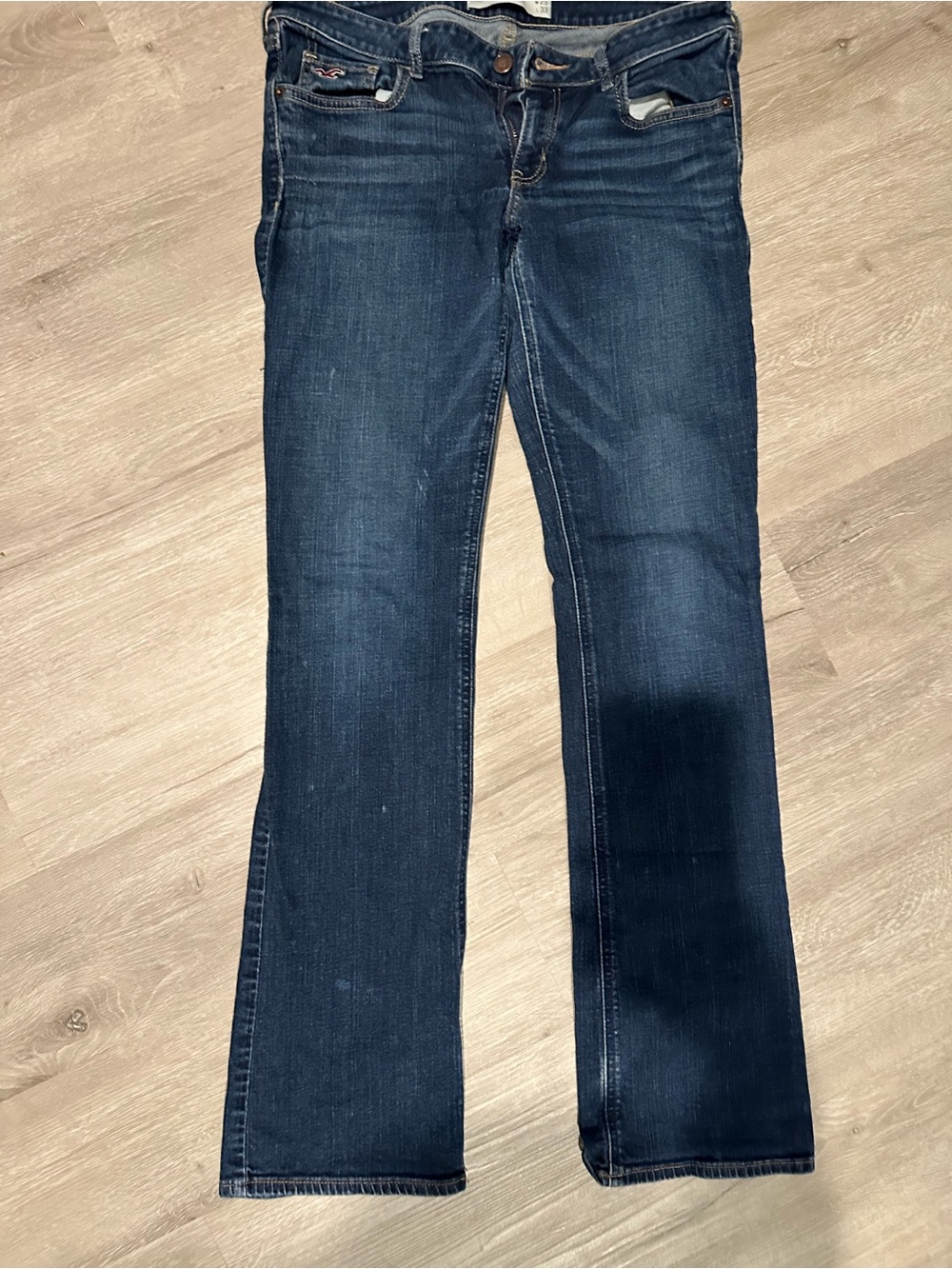 Hollister Dark Blue Flare Jeans - Picture 2 of 2